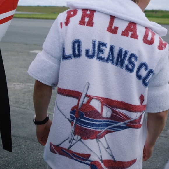 Ralph Lauren Polo Jeans Terry Cloth Cabana - Picture 1 of 5